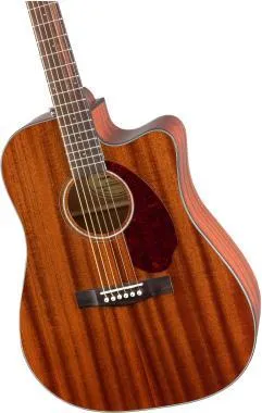 Fender CD-140SCE Dreadnought, diófa fogólap, mahagóni, tokkal, elektro-akusztikus gitár