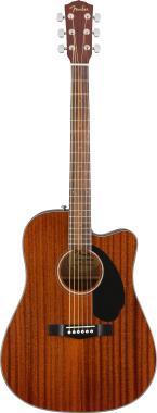 Fender elektro-akustická kytara CD-60SCE, dreadnought, mahagon, ořechová hmatník