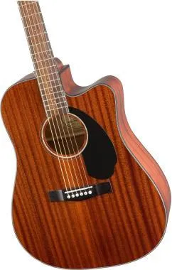 Fender CD-60SCE Dreadnought, diófa fogólap, mahagóni, elektro-akusztikus gitár