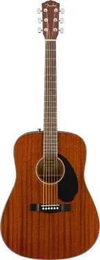 Fender CD-60S Dreadnought, diófa fogólap, mahagóni, akusztikus gitár