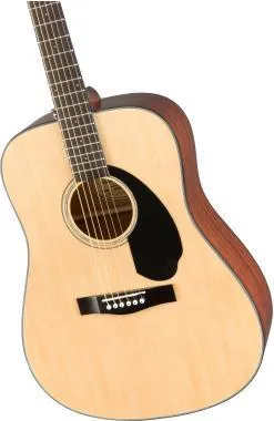 Fender CD-60S Dreadnought, diófa fogólap, natúr, akusztikus gitár