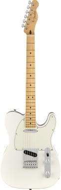 Fender Elektrická kytara Player Telecaster, javorový hmatník, Polar White