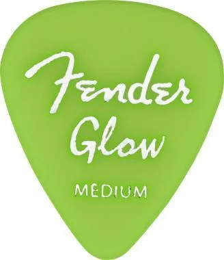 Fender Glow In The Dark 351 Picks, 12 db-os sötétben világító pengető szett