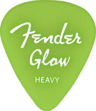 Fender Glow In The Dark 351 Picks, 12 db-os sötétben világító pengető szett