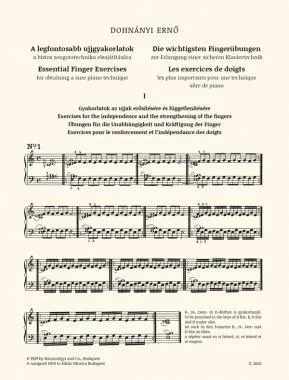 EMB 2652 A legfontosabb ujjgyakorlatok - kotta