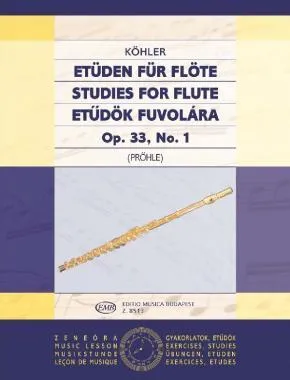EMB 8513 Etűdök fuvolára 1. - kotta