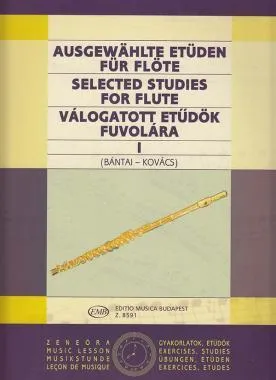 EMB 8591 Válogatott etűdök fuvolára 1. - kotta