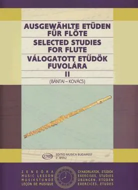 EMB 8592 Válogatott etűdök fuvolára 2. - kotta