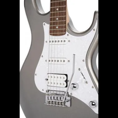 Cort Co-G250-SVM elektromos gitár, hársfa test, 6 húros, jobb kezes, Silver Metallic színben