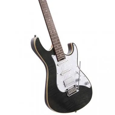 Cort Co-G280Select-TBK elektromos gitár, 6 húros, jobb kezes, égrefa test, Trans Black színben