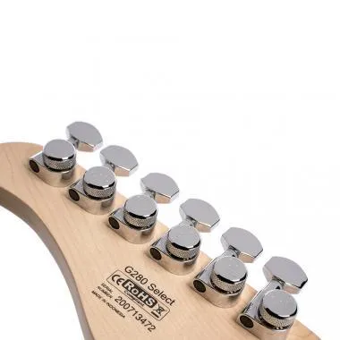 Cort Co-G280Select-TBK elektromos gitár, 6 húros, jobb kezes, égrefa test, Trans Black színben