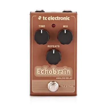 TC Electronic ECHOBRAIN ANALOG DELAY Vintage-stílusú analóg delay gitár effektpedál