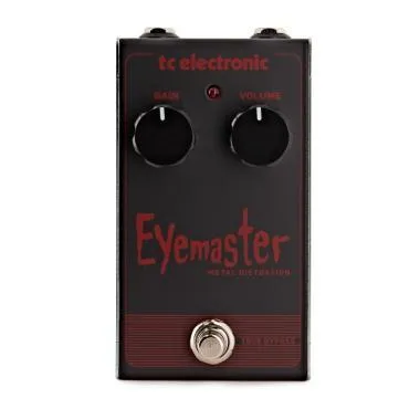 TC Electronic EYEMASTER METAL DISTORTION metal torzító pedál, analóg áramkörrel