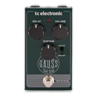 TC Electronic GAUSS TAPE ECHO klasszikus visszhang delay effektpedál
