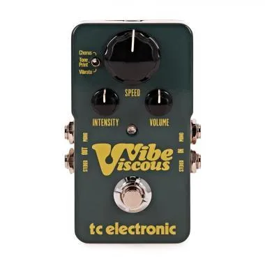 TC Electronic Viscous Vibe TonePrint kompatibilis kórus/vibrato pedál, a Shin-Ei Uni-Vibe rekonstrukciója