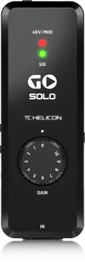 TC Helicon GO SOLO High-Definition Audio/MIDI Interface for Mobile Devices