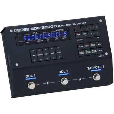 BOSS SDE-3000D BOSS Dual Digital Delay effekt pedál, SDE-3000
