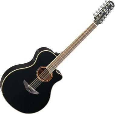 Yamaha APX 700II-12 Černá 12-strunná elektroakustická kytara