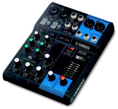 Yamaha Keverpult MG06, analogový, 6 kanálů