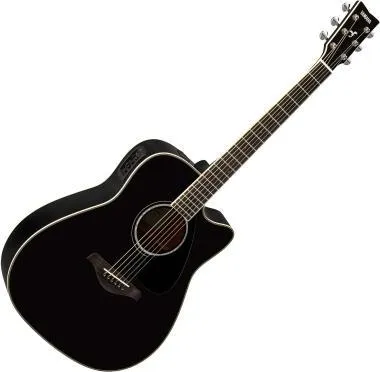 Yamaha FGX830C Black elektro-akusztikus gitár