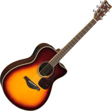 Yamaha elektroakustická kytara FSX830C, hnědý sunburst