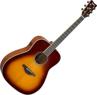 Yamaha FG-TA TransAcoustic Brown Sunburst elektro-akusztikus gitár