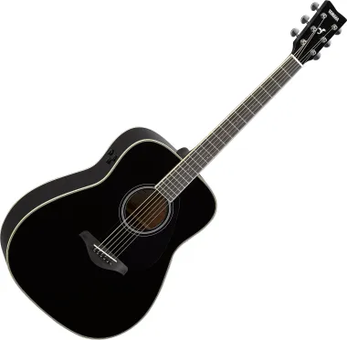 Yamaha FG-TA TransAcoustic Black elektro-akusztikus gitár