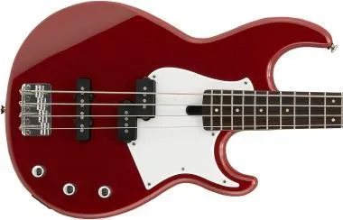 Yamaha BB234 elektromos basszusgitár, éger test, juhar nyak, málnapiros