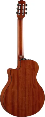 Yamaha NTX1 Brown Sunburst nejlonhúros elektro-klasszikus gitár
