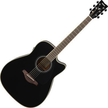 Yamaha FGC-TA TransAcoustic černá, elektroakustická dreadnought kytara