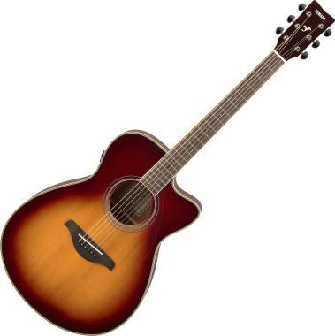 Yamaha FSC-TA elektroakustická kytara, TransAcoustic, hnědý sunburst