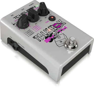 TC Helicon Talkbox Synth Studio-Quality Stompbox for Guitar Talkbox Effects and Vocal Tone Polishing