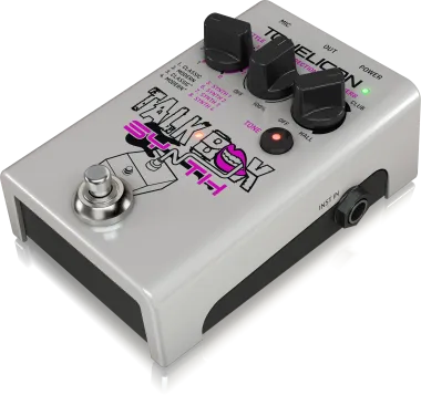 TC Helicon Talkbox Synth Studio-Quality Stompbox for Guitar Talkbox Effects and Vocal Tone Polishing