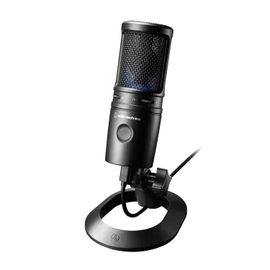 Audio-Technica AT-AT2020USBX Audio-Technica AT2020USBX merőleges tengelyű, kardioid kondenzátor stúdiómikrofon, USB és fejhallgat