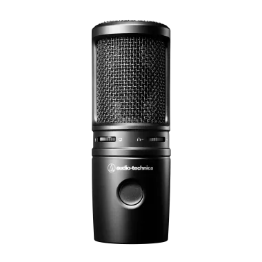 Audio-Technica AT-AT2020USBX Audio-Technica AT2020USBX merőleges tengelyű, kardioid kondenzátor stúdiómikrofon, USB és fejhallgat