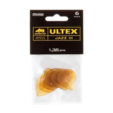 Dunlop 427P138 Dunlop 427P138 ULTEX JAZZ III pengető készlet 1,38mm (6db/készlet)