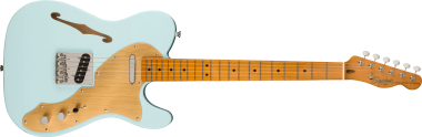 Squier Classic Vibe 60s Telecaster Thinline, javorová hmatník, Sonic Blue