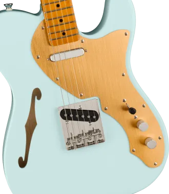 Squier Classic Vibe 60s Telecaster Thinline, juhar fogólap, Sonic Blue szín, elektromos gitár
