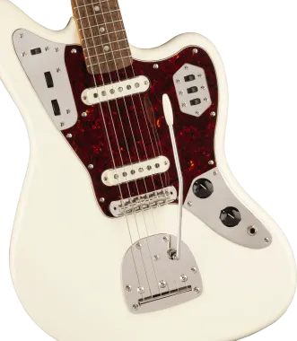 Squier Classic Vibe 60s Jaguar, jávor fogólap , Olympic White szín, elektromos gitár