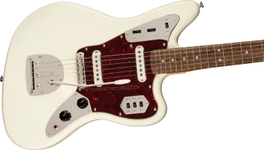 Squier Classic Vibe 60s Jaguar, jávor fogólap , Olympic White szín, elektromos gitár
