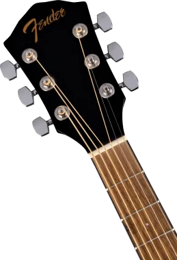 Fender FA-125CE Dreadnought akusztikus gitár, fekete