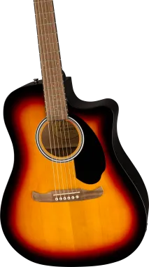 Fender FA-125CE Dreadnought akusztikus gitár, Sunburst szín