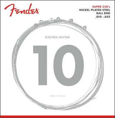 Fender 250RH nikkellel bevont acél elektromos gitár húrkészlet, 10-52
