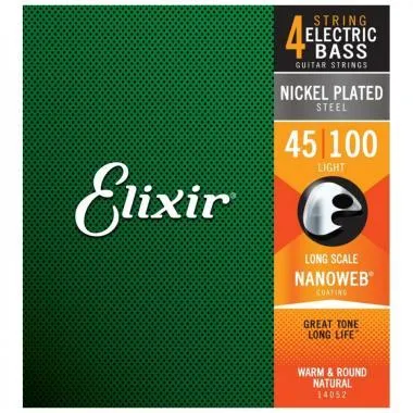 Elixir E14052 NanoWeb (14052) 045-100 Light basszusgitár húrkészlet