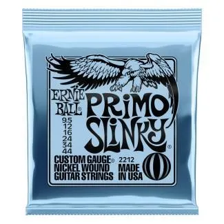 Ernie Ball 2212 Primo Slinky Nickel Wound Electric Guitar Strings - 9.5-44 Gauge