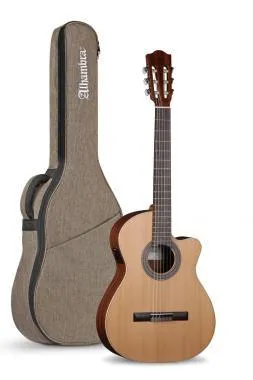 Alhambra ALH-Z Nature CW EZ + case Gitár, cédrus, mahagóni, indiai rózsafa fogólap, Fishman előerősítő, tokkal