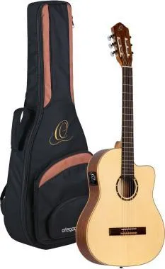 Ortega RCE125SN elektroklasszikus gitár, 6 húros, jobb kezes, natúr színben