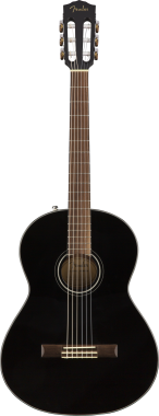 Fender klasická kytara CN-60S Concert, černá
