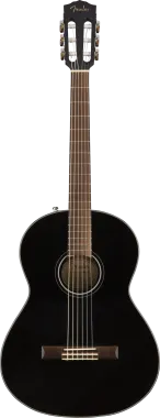 Fender CN-60S Concert Black klasszikus gitár, fekete