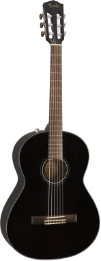 Fender CN-60S Concert Black klasszikus gitár, fekete